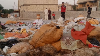 صور: استغاثة من محيط “المقبرة المقرفة” في بغداد الجديدة