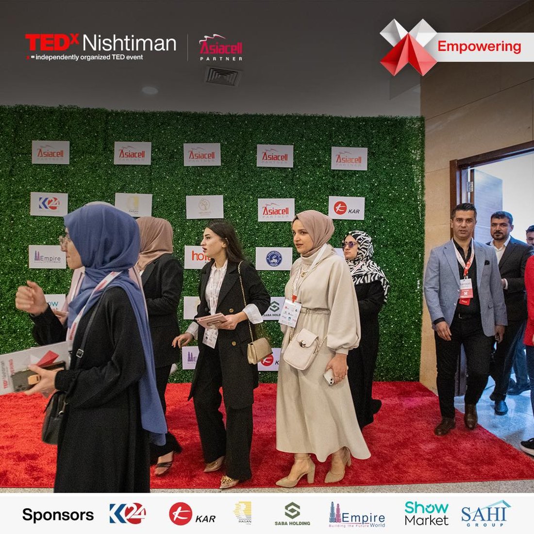 المشاركون في “تيديكس أربيل” يباشرون بإلقاء كلماتهم