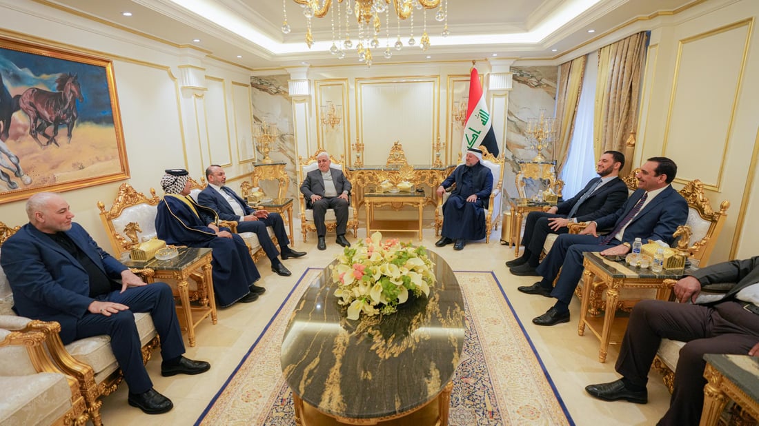 Faleh al-Fayyadh in meeting with Khamis Al-Khanjar to discuss government formation