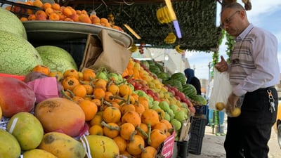 صور: لا شيء ينافس الرقي والبطيخ في أسواق الداخلية.. فاكهة كردستان هي الأغلى