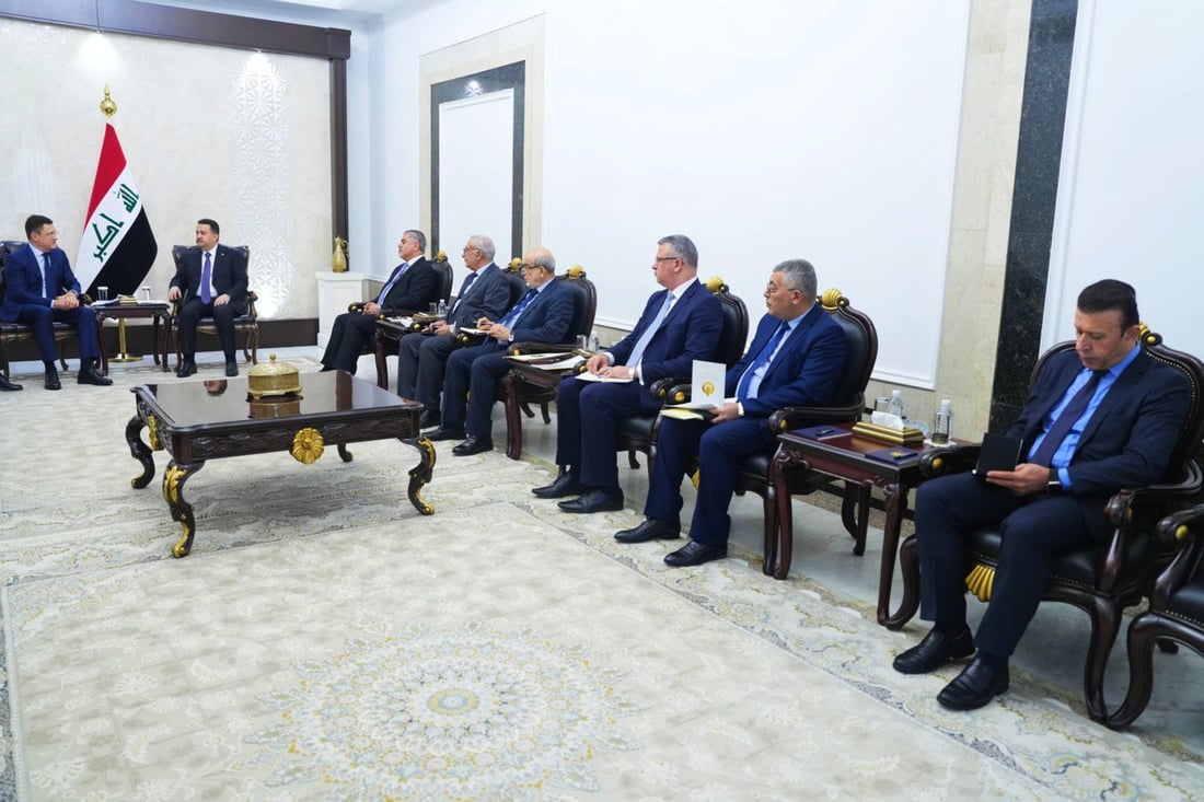 السوداني يؤكد على رغبة العراق بتطوير العلاقات مع روسيا
