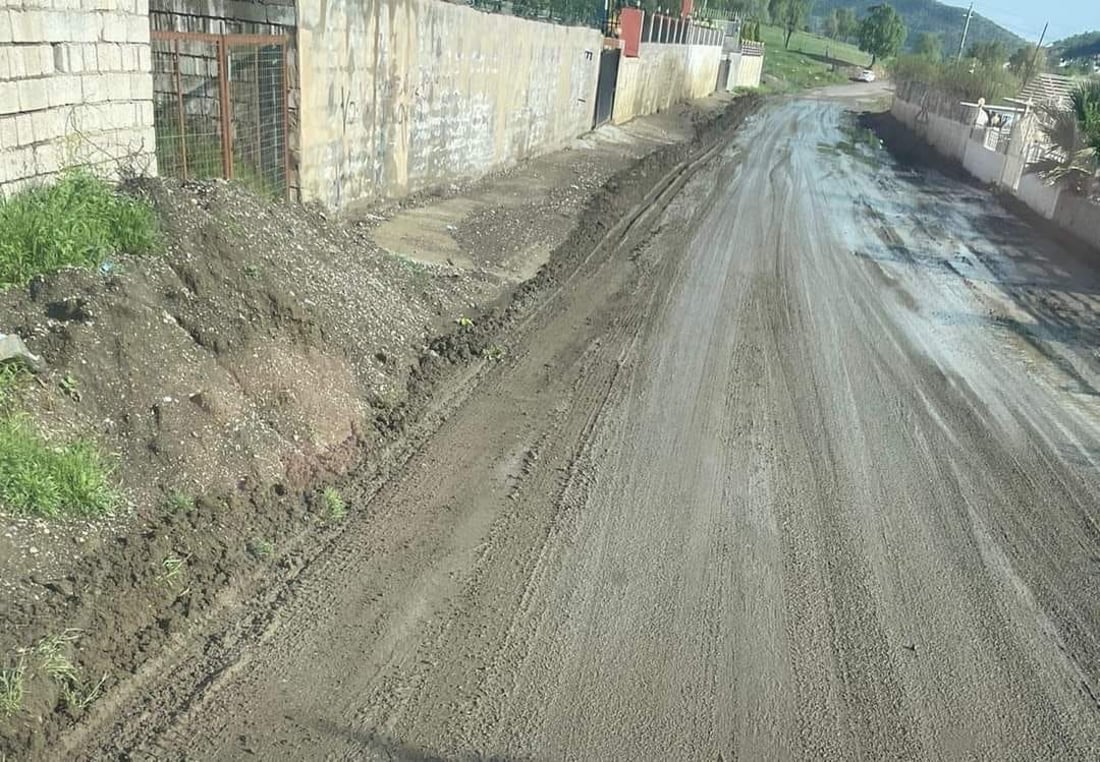 رێگای چه‌ند گوندێكی خۆشناوه‌تی پاككرانه‌وه‌