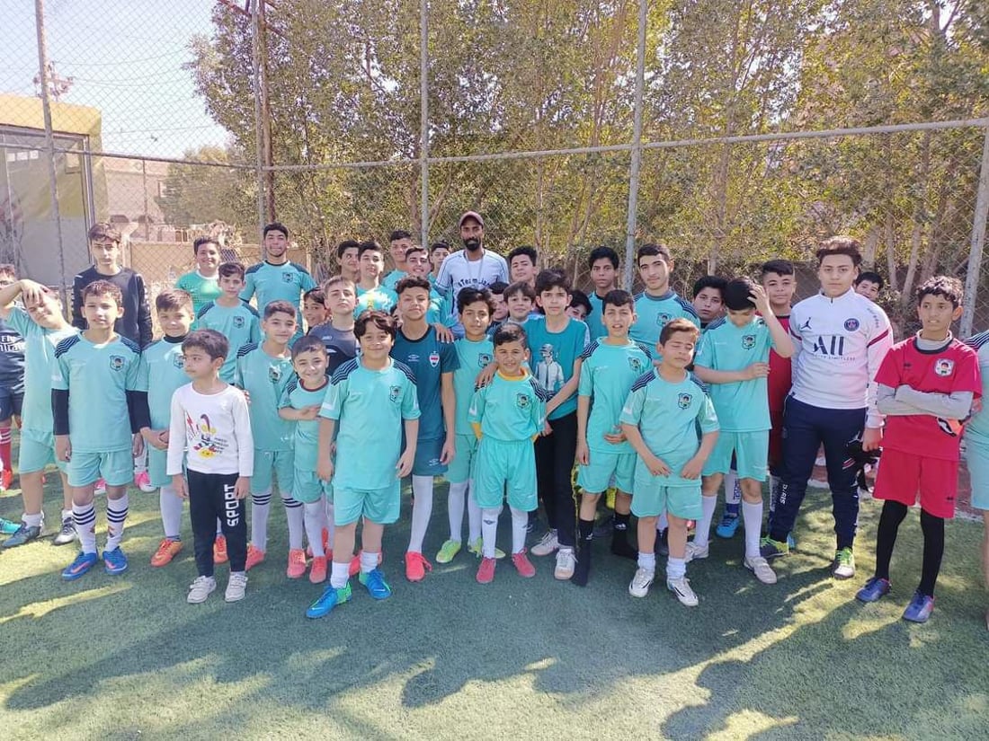 صور: 90 طفلاً في طويريج يخضعون لتدريبات شاقة بهدف تمثيل العراق