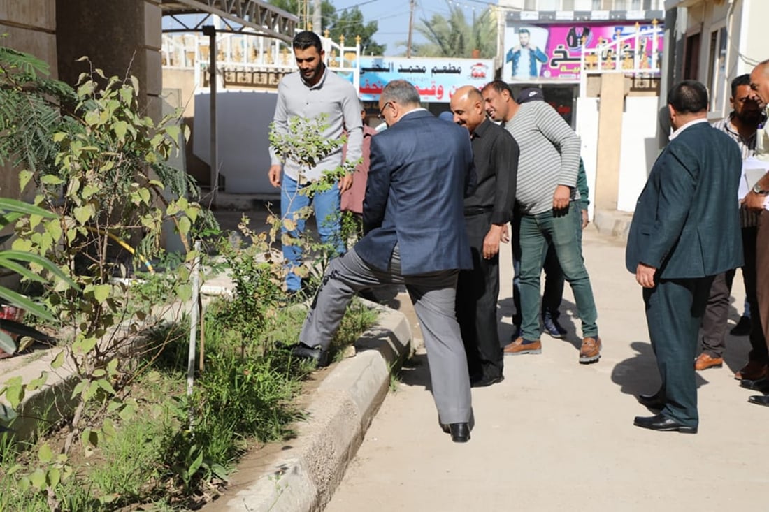 صور: الديوانية تباشر بالتشجير ضمن حملة “زراعة 5 مليون شجرة ونخلة في البلاد”