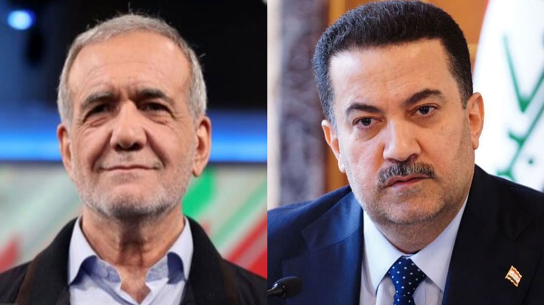 Sudani tells Pezeshkian Iraq will not allow its territory to be used to attack Iran