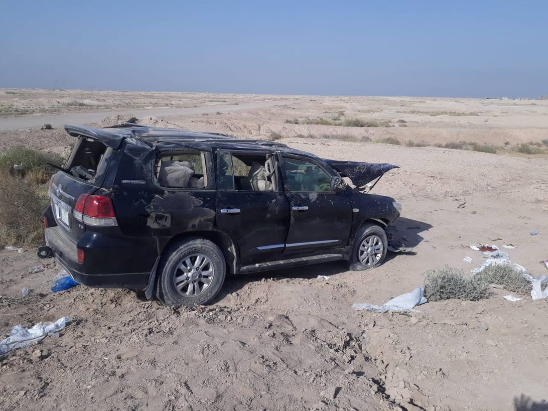 صور: إصابة 5 أشخاص بانقلاب “جكسارة” على طريق بصرة – دير