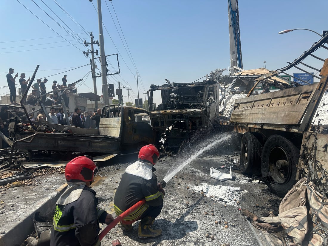 شۆفێری بارهەڵگرەکە گیانی لەدەستداوە
