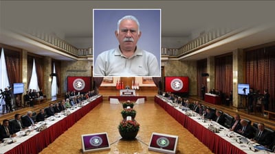 شاندێكى كۆمسیۆنەكەی پەرلەمانی توركیا سەردانی ئۆجەلان دەكات