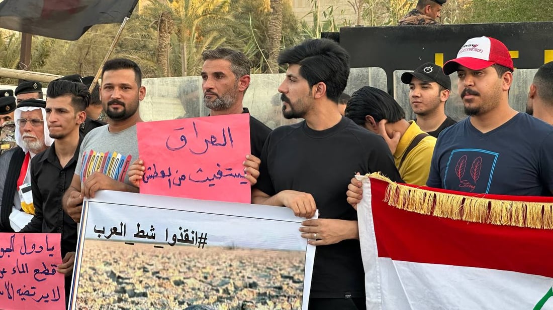 فيديو: البصرة غاضبة على تركيا.. تظاهرة أمام القنصلية تهتف “بصوت سمعها السفارة”