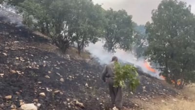 ئاگر دەوری سلێمانی گرتوە و لە شارەزووریش بارودۆخەکە مەترسیدارە