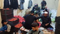 يعملون بصمت مثل خلية نحل في سوق الشيوخ.. فيديو من داخل ج