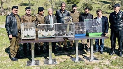 ئەمرۆ هه‌ولێر باڵنده‌كانیشی ئازاد كرد و ژینگه‌شی پاككرده‌وه‌