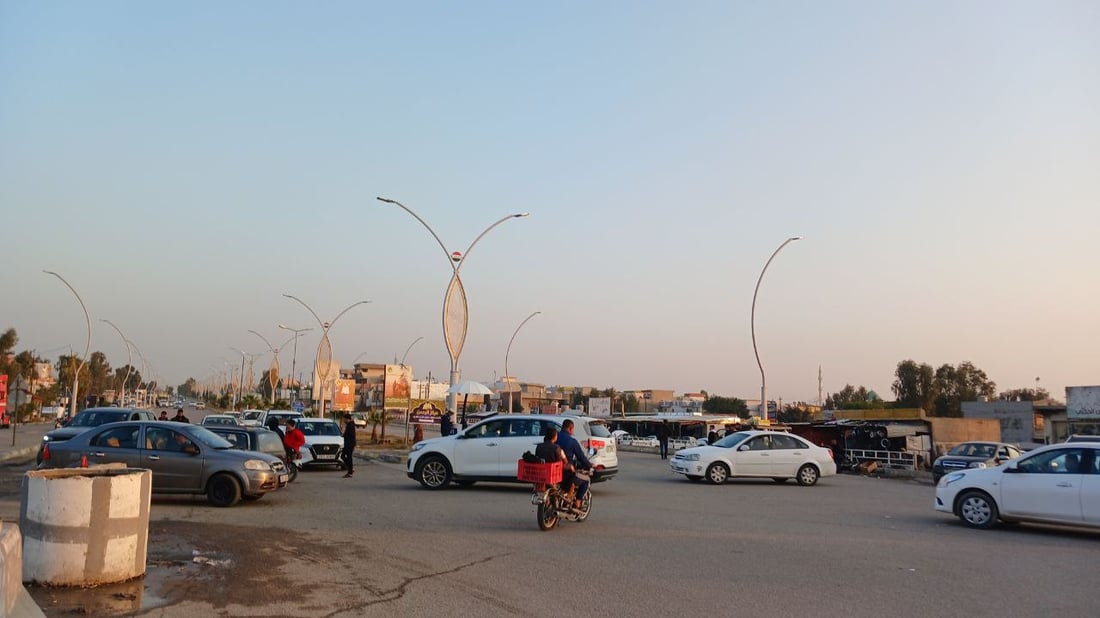 مفرزة جديدة على طريق كركوك أربيل.. فلكة تربك التلاميذ ومحطة الوقود