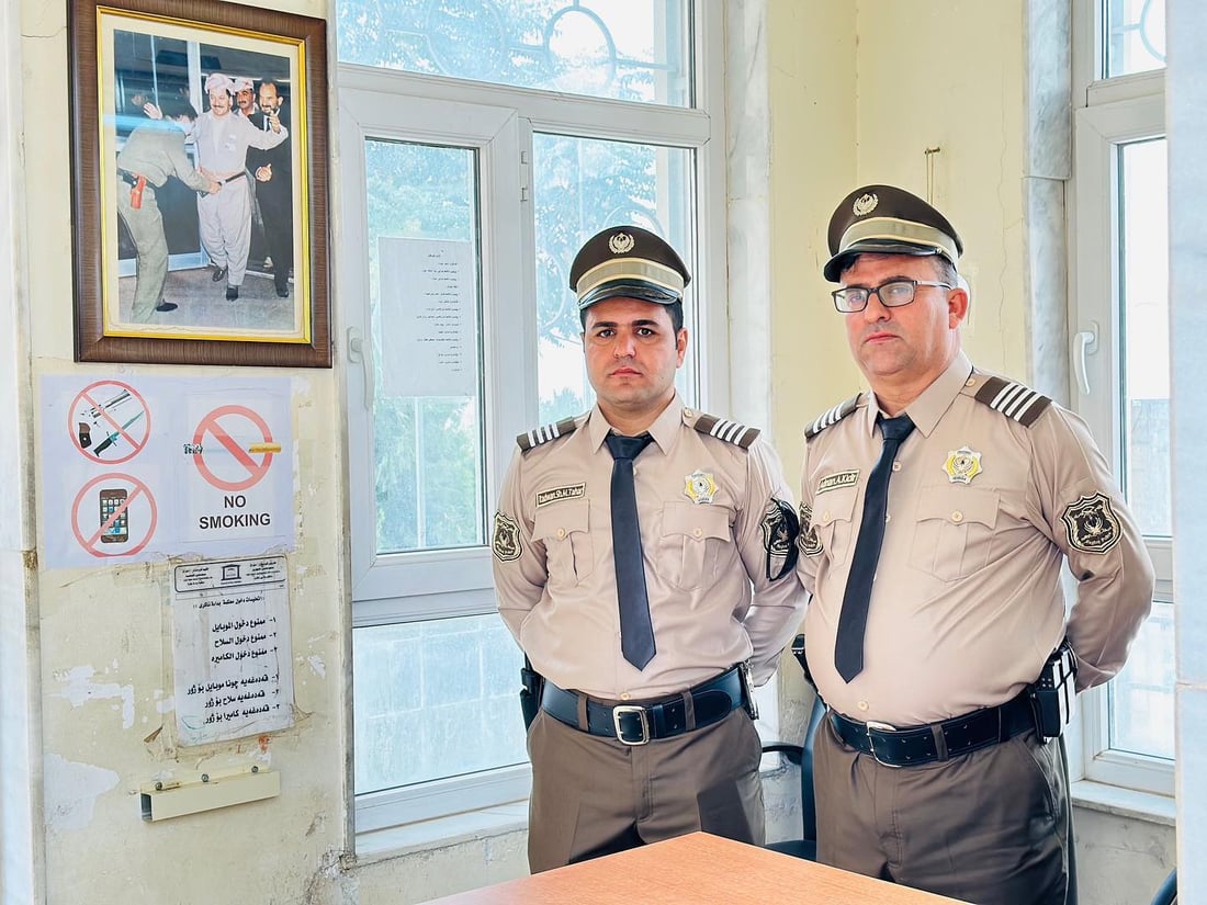 جلوبه‌رگى پۆلیسی دادگاكانى هه‌رێم گۆڕدرا