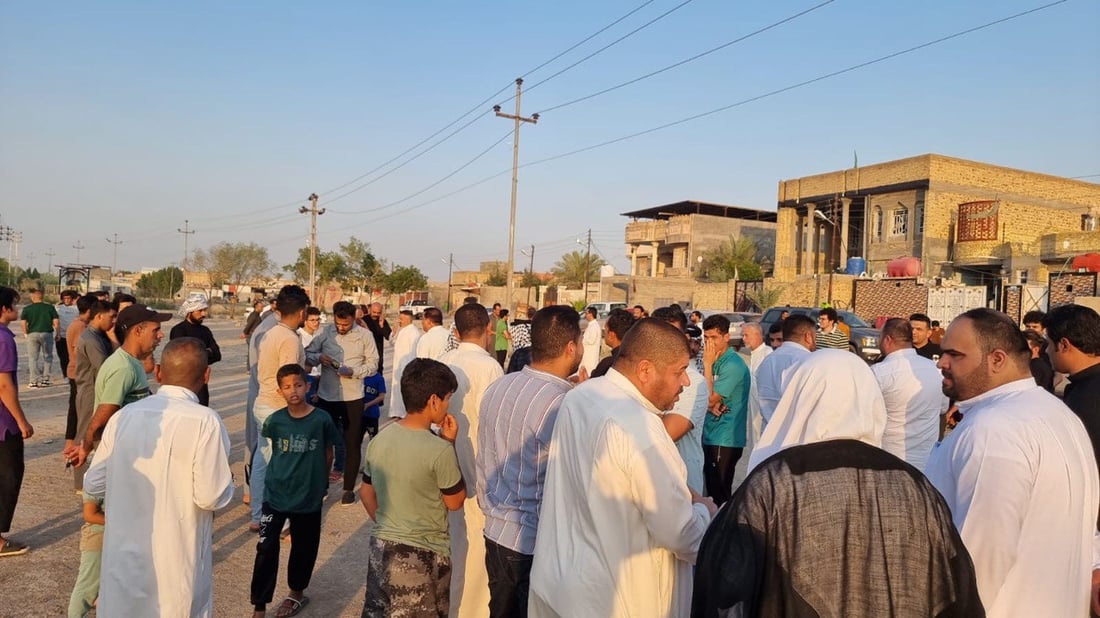 متظاهرون في القرنة يتوعدون بغلق القائمقامية احتجاجاً على اعتقال أحد الناشطين