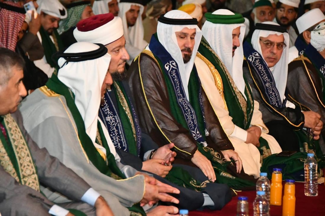 صور: الوقف السني يحتفل بميلاد الشيخ الكيلاني في الحضرة القادرية