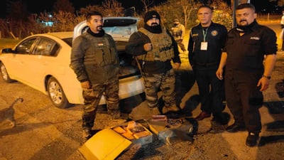 لەناو تاکسییەکدا 40 پارچە جگەر گیرا