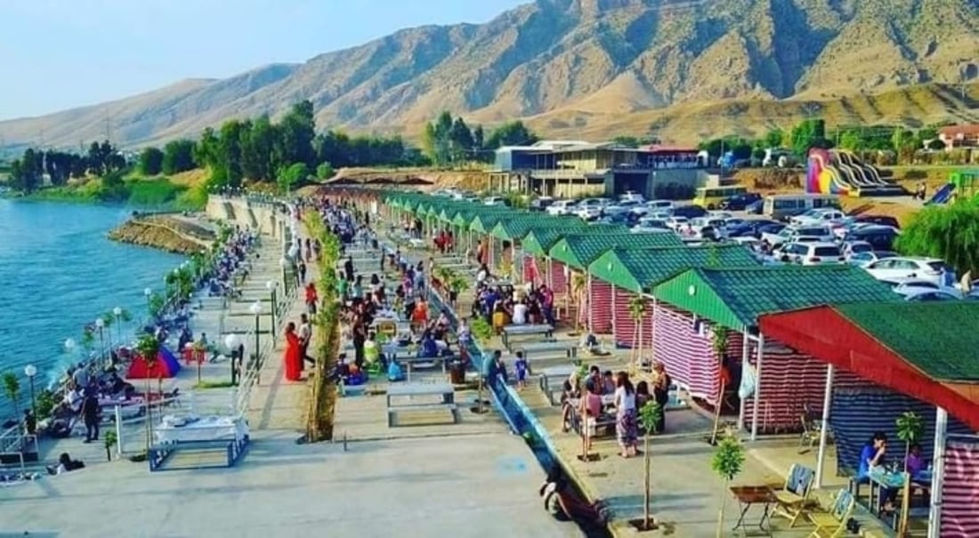 بحيرة دوكان استقبلت 30 ألف سائح أول أيام العيد وفرق الرقابة في كل مكان