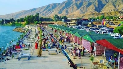 بحيرة دوكان استقبلت 30 ألف سائح أول أيام العيد وفرق الرقابة في كل مكان