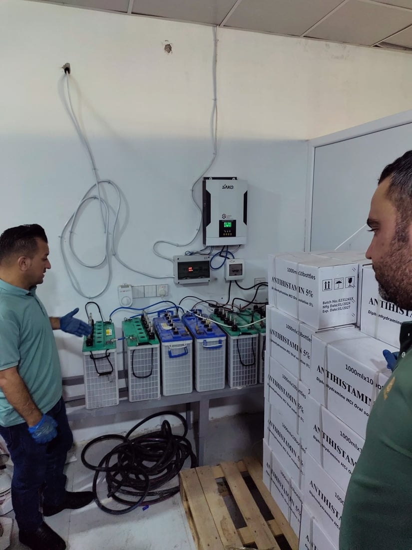 لیژنەکەی قایمقامیەت ناو سەلاجە و رەفە و مەخزەنەکان گەڕان