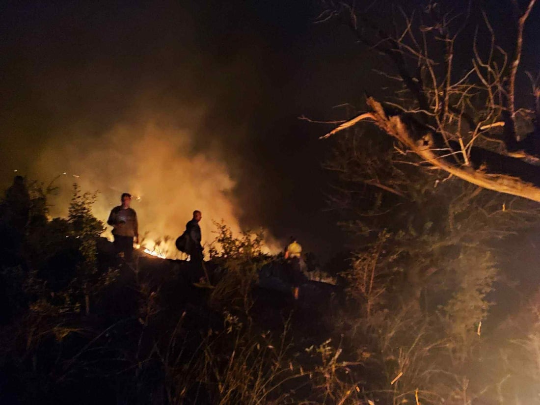 Wildfire in Choman mountains extinguished after 15 hours