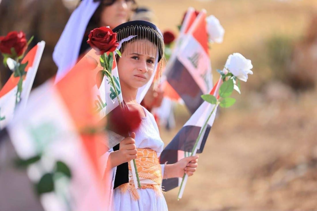 جبل سنجار بيد الجيش العراقي.. صور من مراسم دمج “اليبشة” بالأجهزة الأمنية