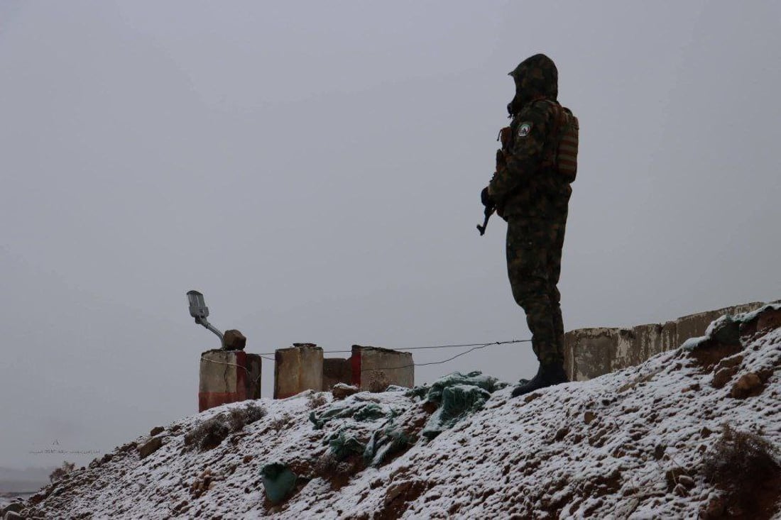 الحشد الشعبي تحت الثلوج على الحدود السورية (فيديو + صور)