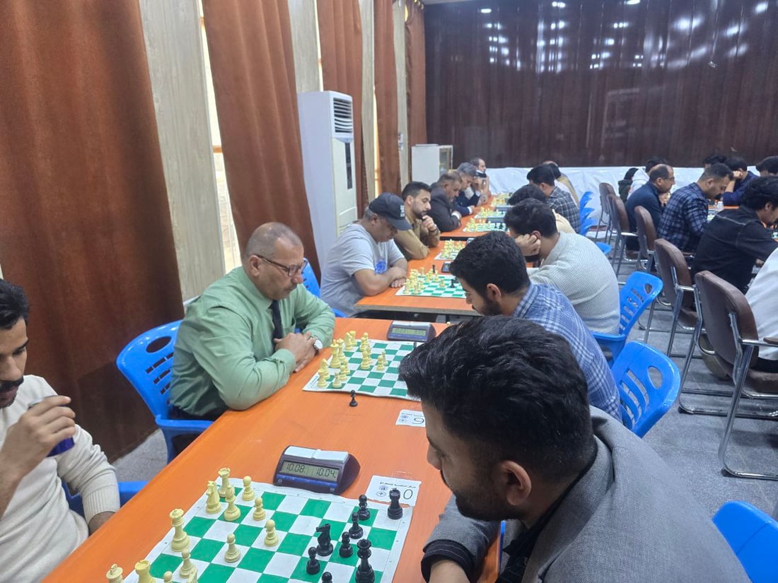 صور: ذي قار تحصد المراكز الثلاثة الأولى في بطولة الشطرنج الدولية