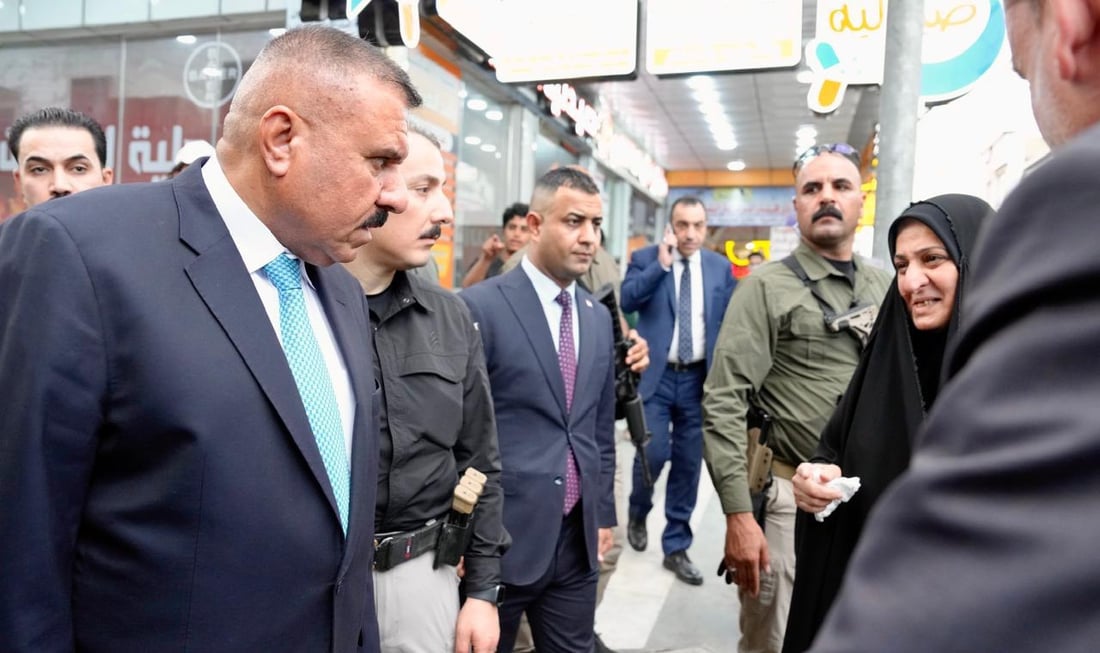 صور: وزير الداخلية يصطحب قائد شرطة ذي قار في جولة حول الحبوبي