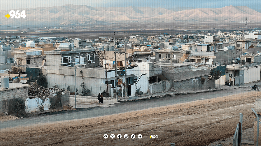 رێگای سەرەکیی گۆڕستانی زەڕایەن قیرتاو دەکرێت