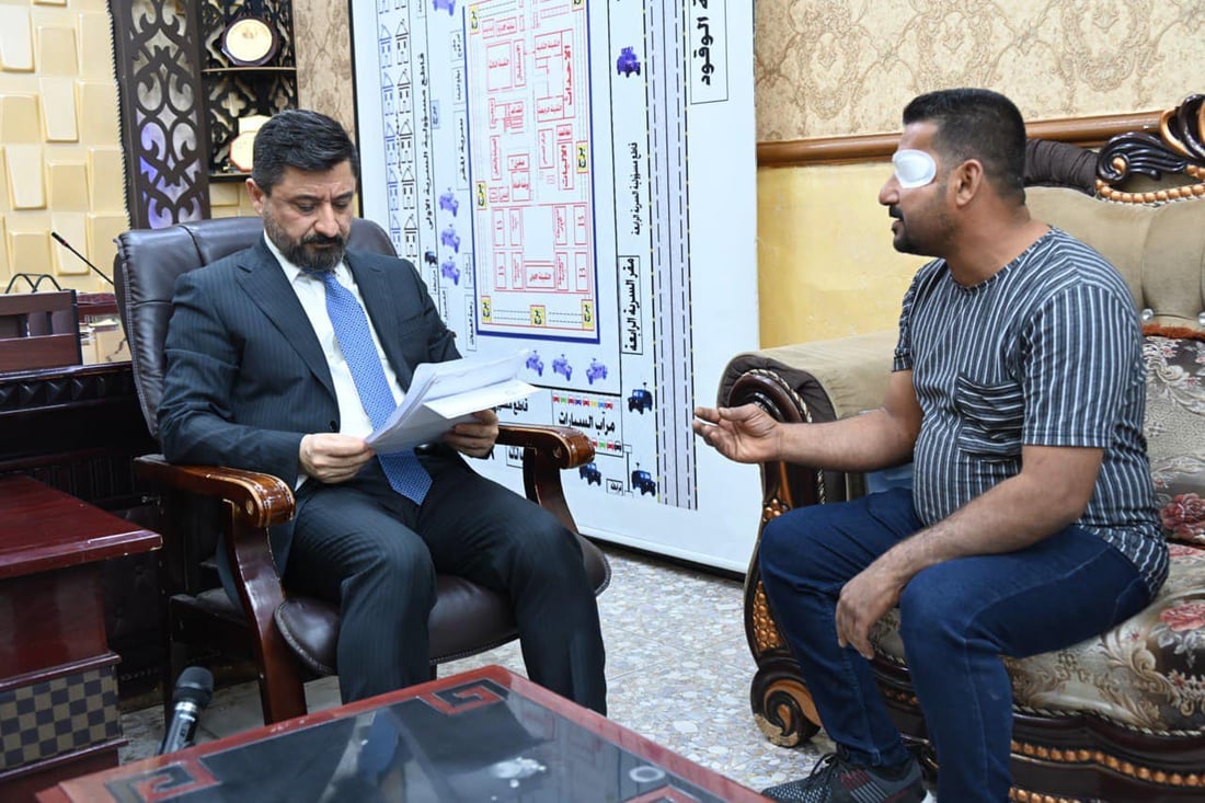 وزير العدل وصل ليلاً وتفقد السجناء والحرس.. صور من سجن البصرة المركزي