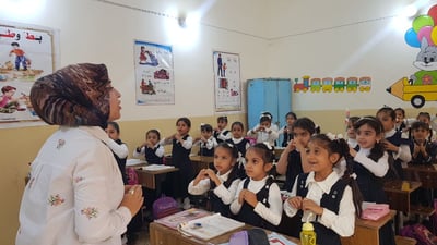المسيب: “كورونا” يجتاح المدارس مجددا والأهالي يمنعون التلاميذ من الدوام (صور)