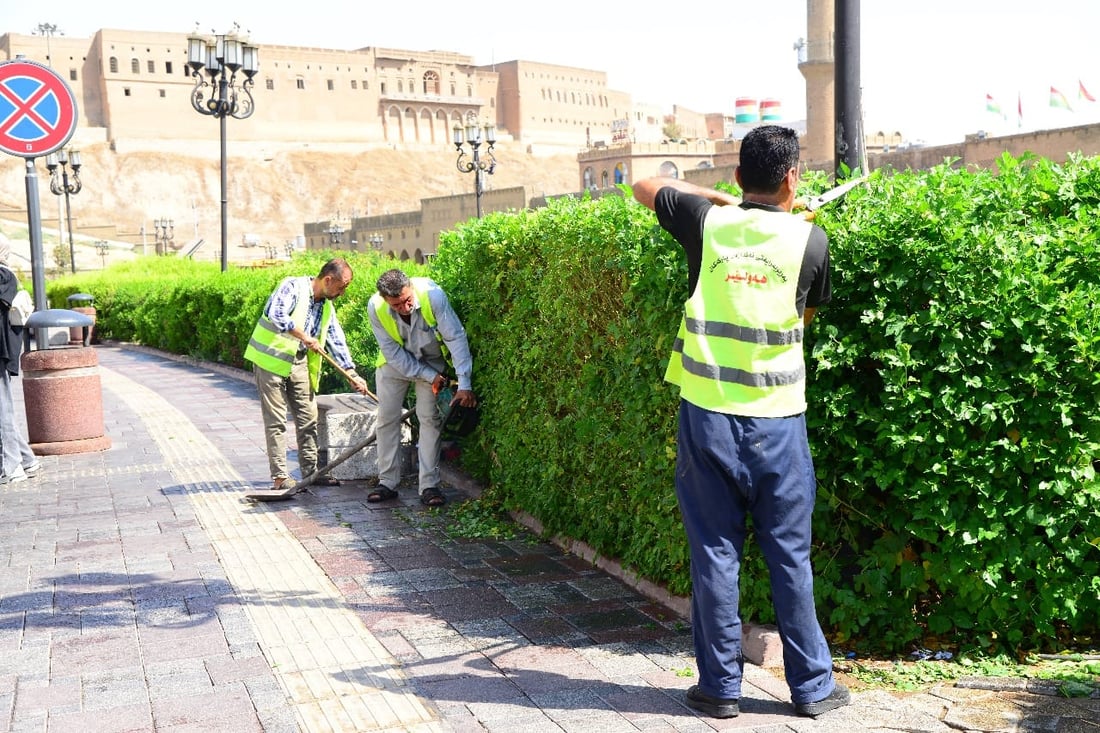 ئەندازەی پاركەكانی هەولێر دەیەوێت ژمارەیەکی پێوانەیی تۆمار بکات