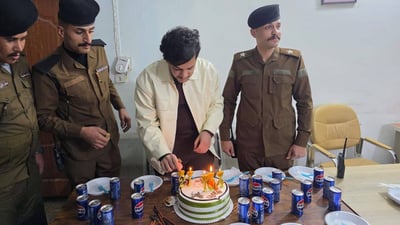 بلاغ غير اعتيادي على 911 النجف.. شاب يفاجئ الشرطة بعيد ميلاده