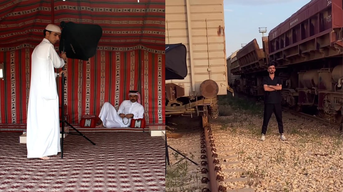صور: خيام الكورنيش وقطارات وبيوت عتيقة تجذب محبي جلسات التصوير في حديثة