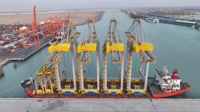 محطة “اللورين” تدخل الخدمة قريباً في ميناء أم قصر