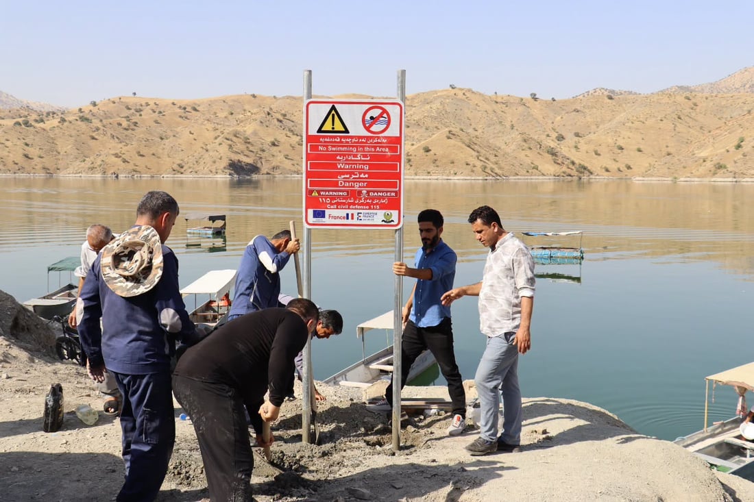هەڵەبجە لە تەواوی شوێنە گەشتیارییە مەترسیدارەکان تابلۆی رێنمایی و ئاگادارکردنەوە دادەنێت