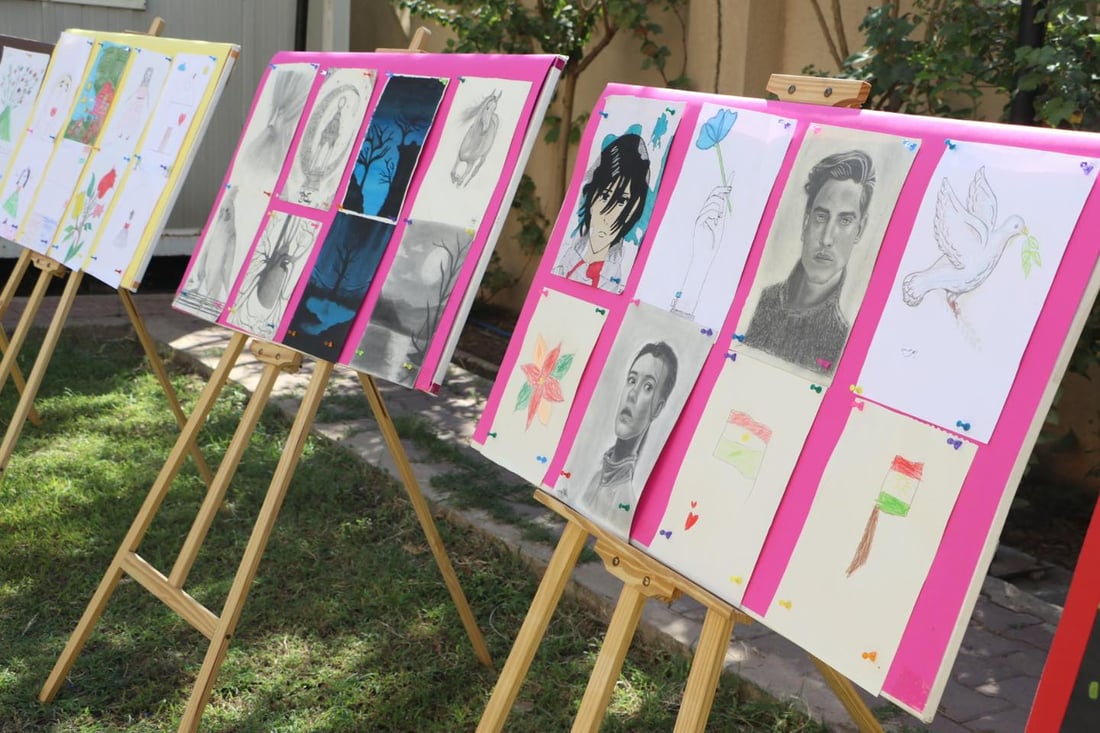 له‌ دهۆك 500 منداڵی توشبووى تالاسیما پێشانگاى كارئ دەستیان بۆ كرایه‌وه