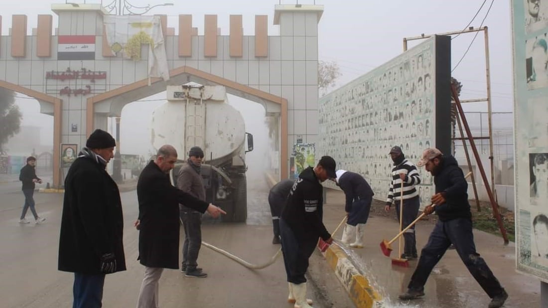 تلعفر: الأهالي والبلدية يطلقون حملة لتنظيف المدينة من الأنقاض (صور)