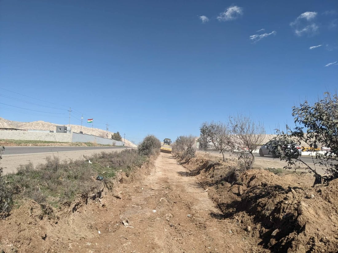 چارەسەری دەیان داری رێگای تەکیە بۆ چەمچەماڵ دەکرێت کە بەهۆی لافاوەکەوە مەترسیان لەسەربوو