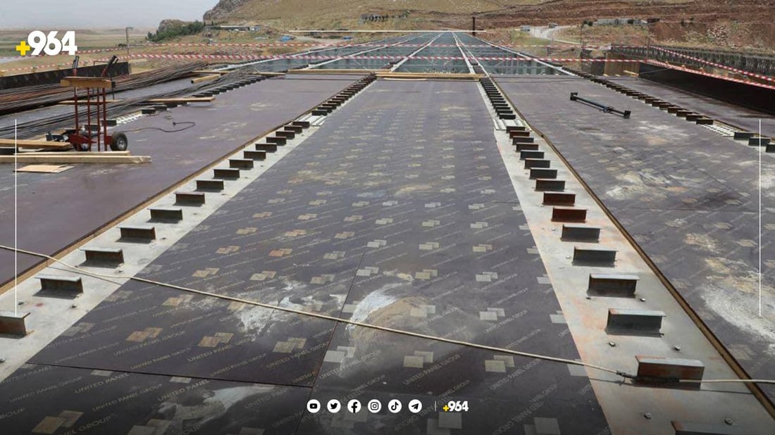 پردەکەی دەربەندی رانییە لە 67%ـی تەواو بووە