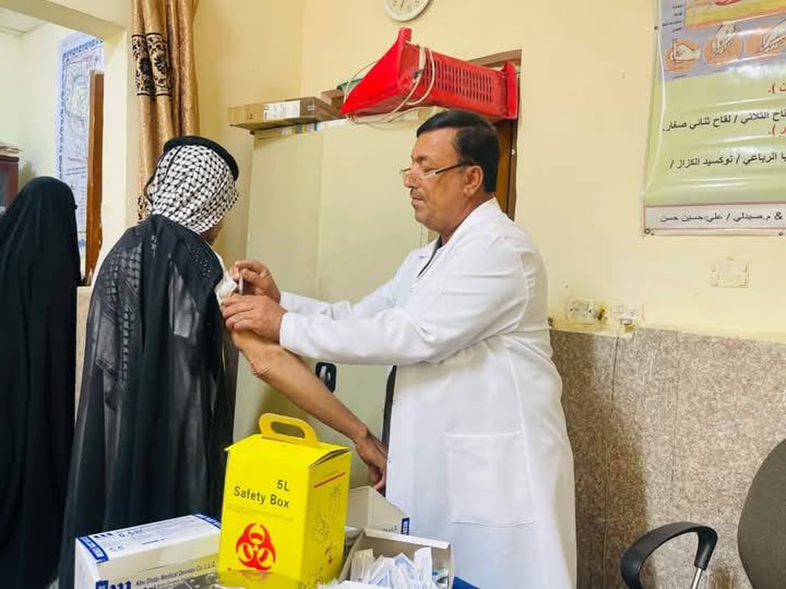كربلاء تبدأ لقاح الحجاج المشمولين بأداء الفريضة هذا العام