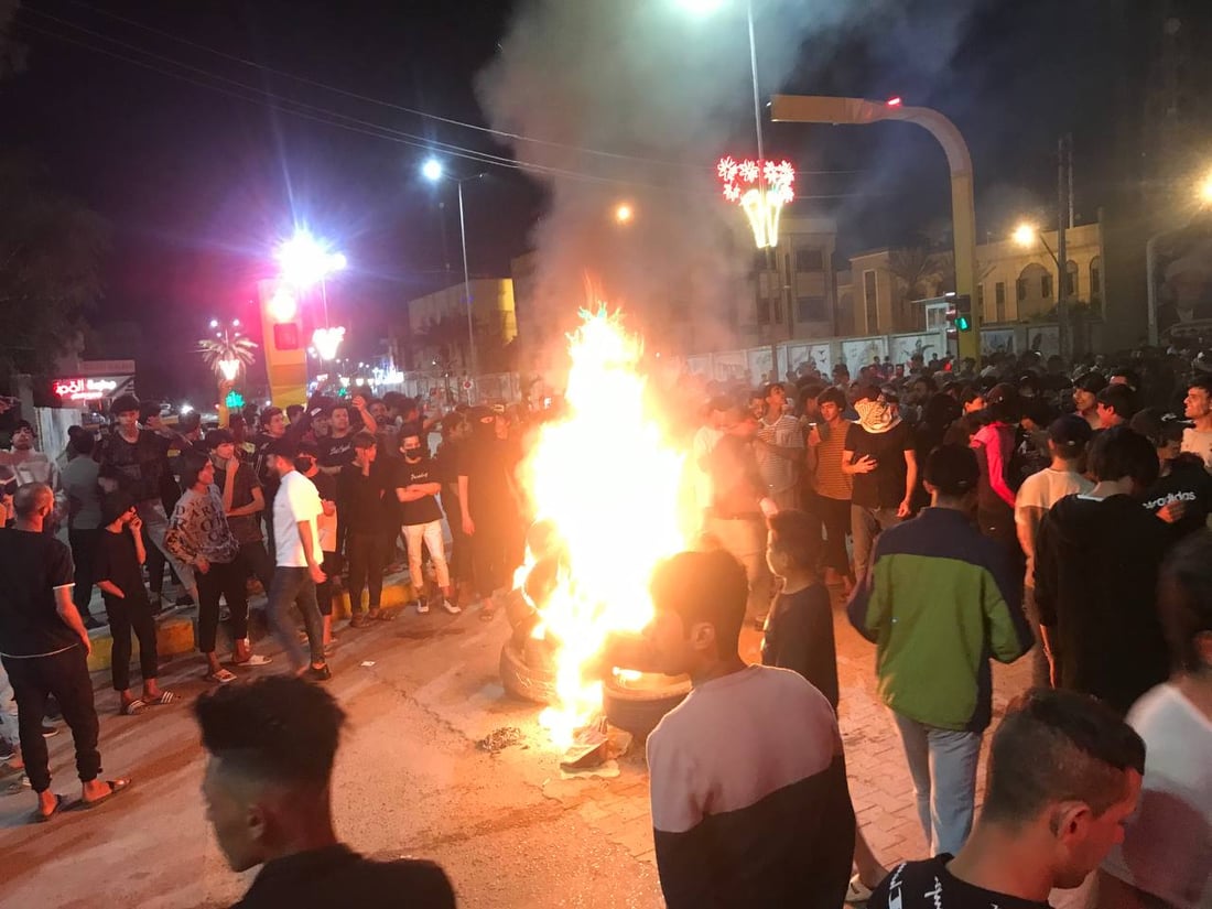 صور: تظاهرة ليلية حاشدة في الكوت تطالب بالانفصال الإداري وحصة من الأمن الغذائي