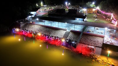 المساء على ضفة الفرات في أبعد مدينة عراقية (فيديو)