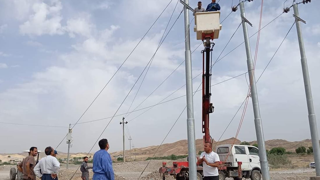 کارەبا بۆ گوندى قەرەچەم گەڕایەوە