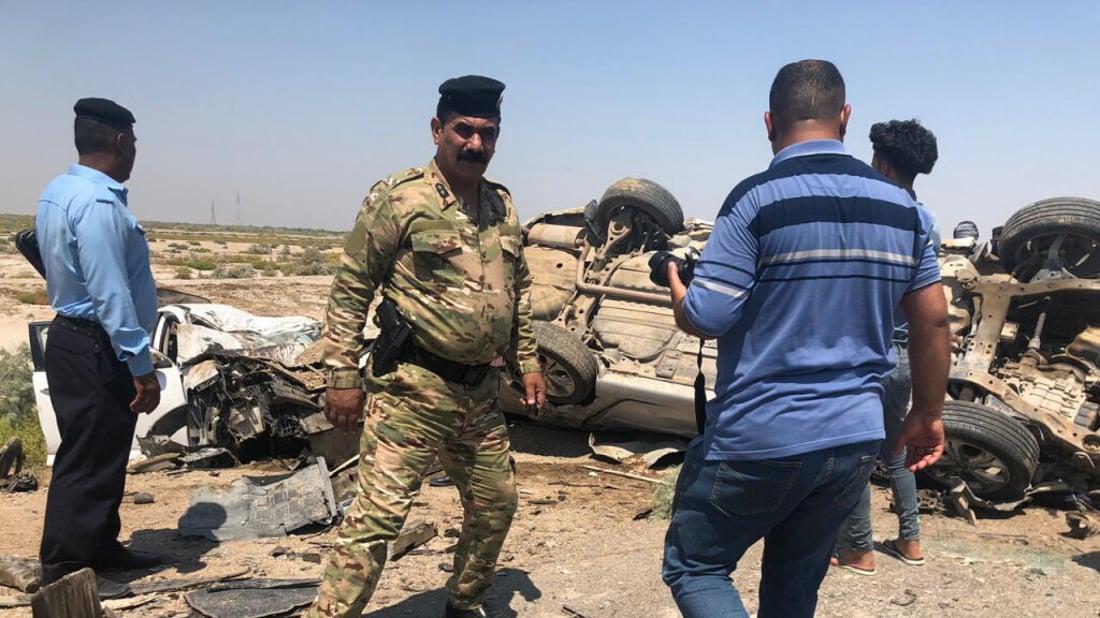 مصرع 7 من منتسبي قيادة قوات الحدود بحادث سير في الأنبار