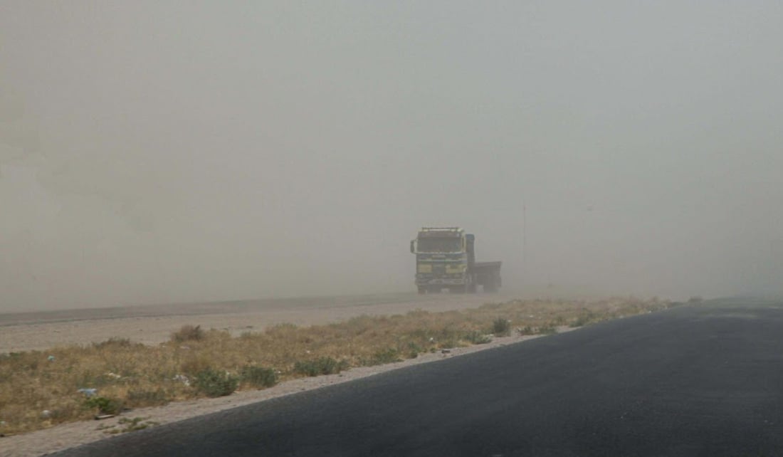Iraq’s heat holds through Monday with dust in places