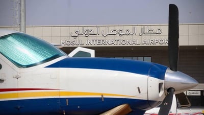 هبوط أول طائرة فاحصة للأجهزة الملاحية في مطار الموصل الدولي