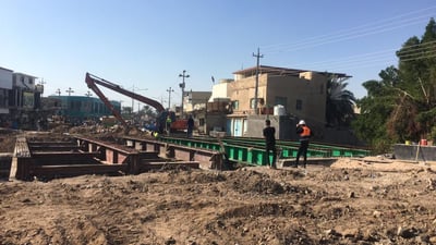 أبو الخصيب.. توسيع جسر “مهيجران” يربك الحركة.. ومطالب بنقل العمل إلى المساء