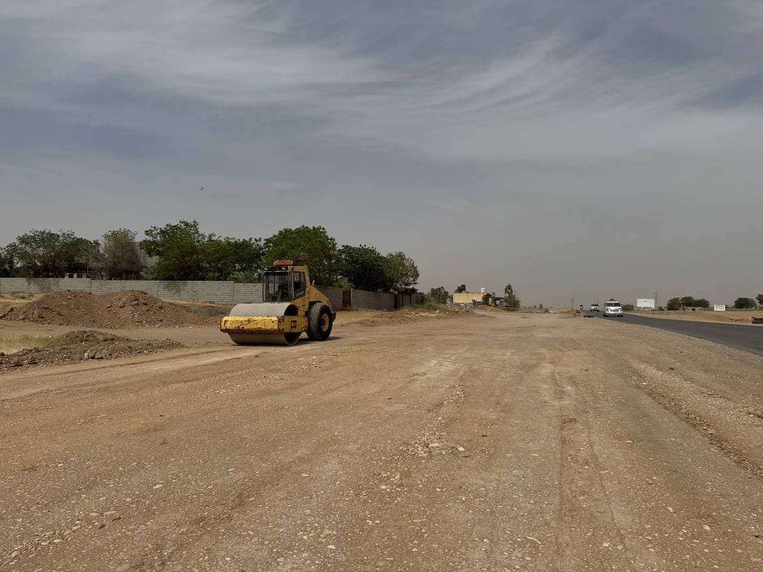 رێگای بەغدا لە خانەقین دەکرێت بە دووساید